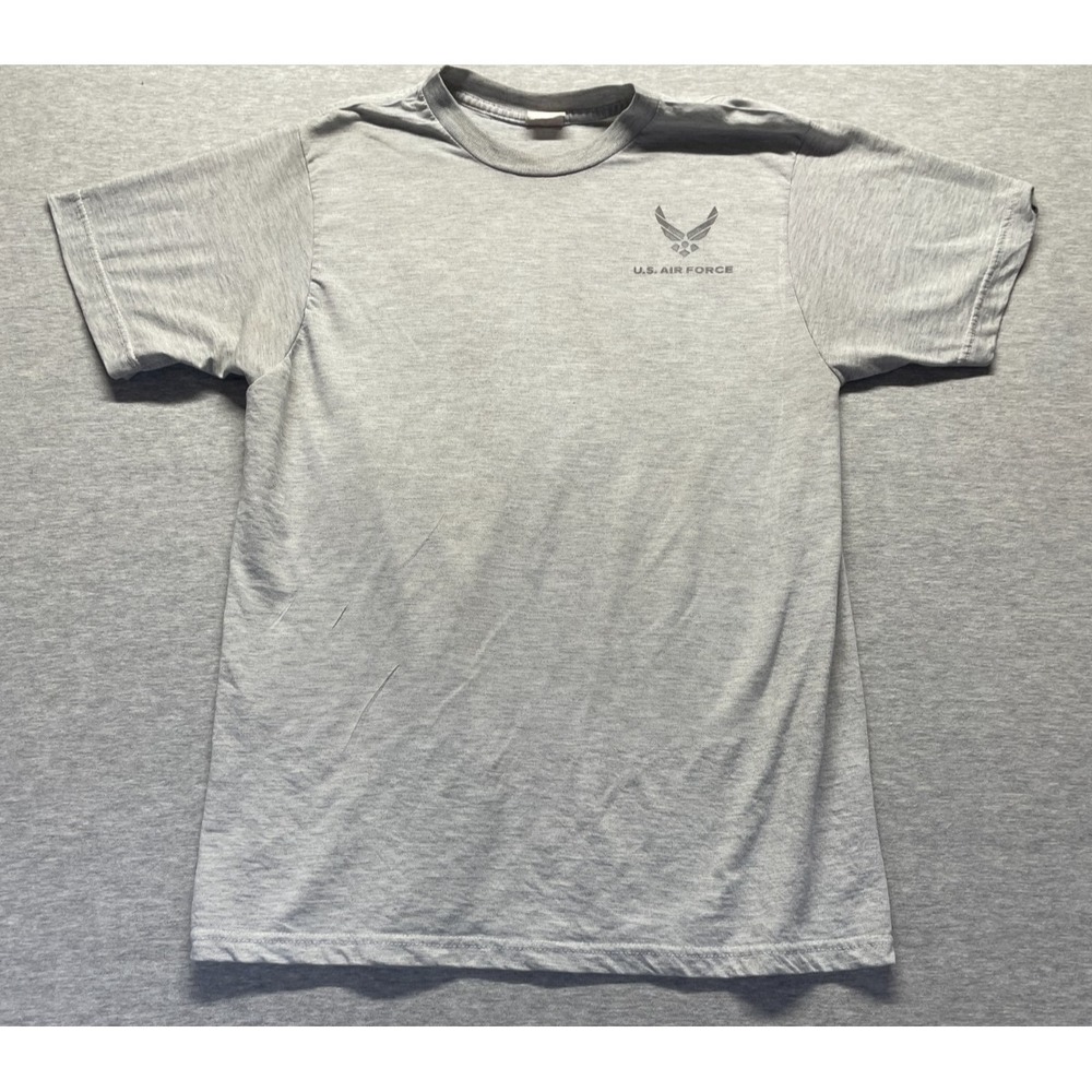U.S. Air Force Improved Physical Training Uniform (IPTU) T Shirt Men S Gray Logo